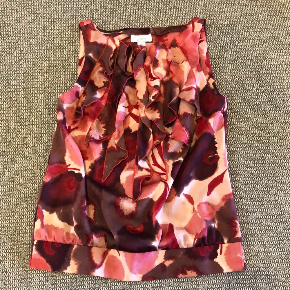 Ann Taylor Loft floral tank